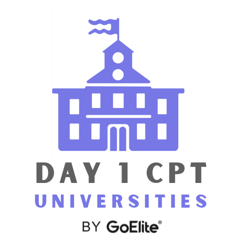 Day 1 CPT Universities